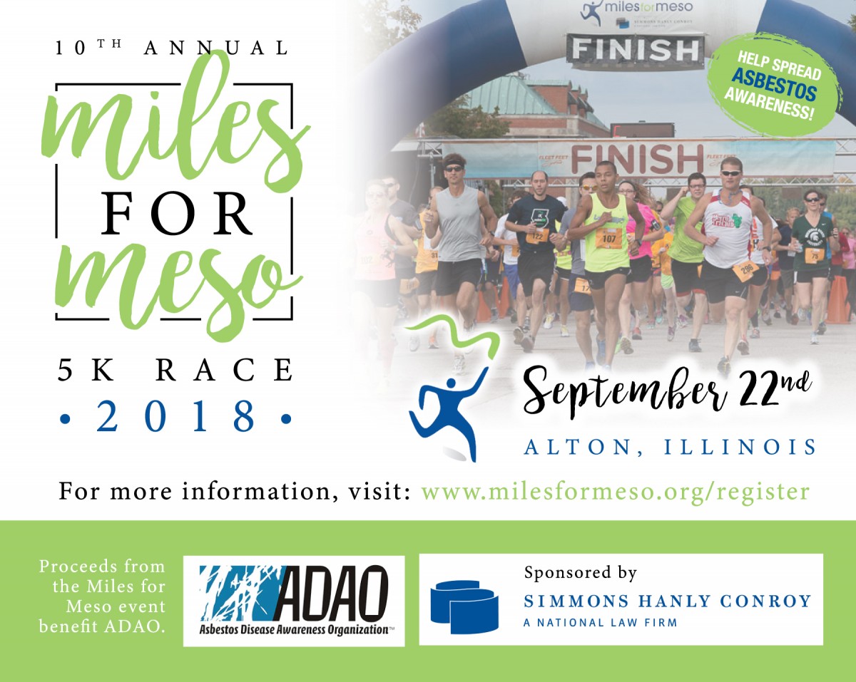 ADAO is Gearing up for the 10th Annual Miles for Meso in Alton, IL