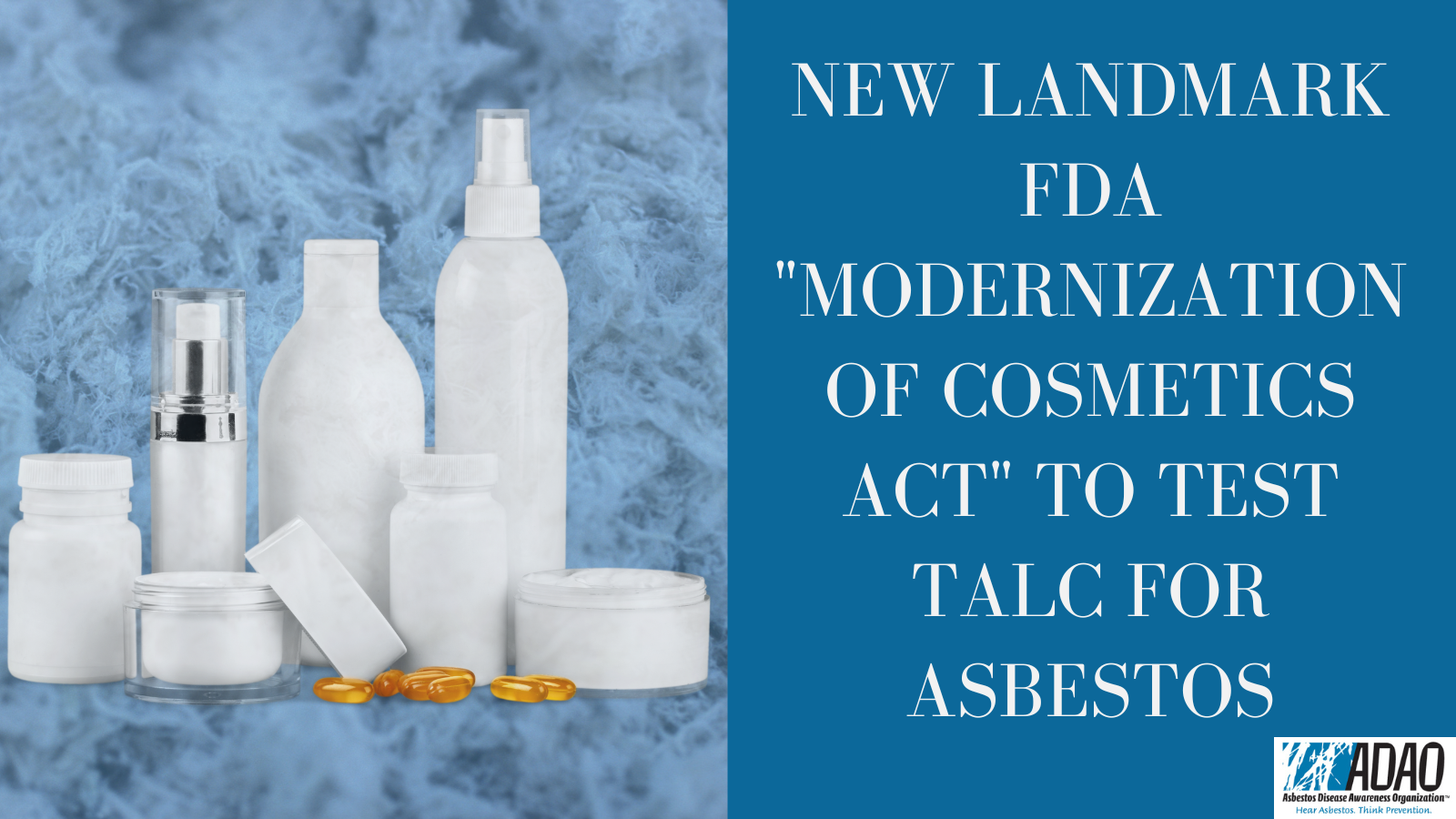 Cosmetics companies face major concern over asbestos contamination of talc